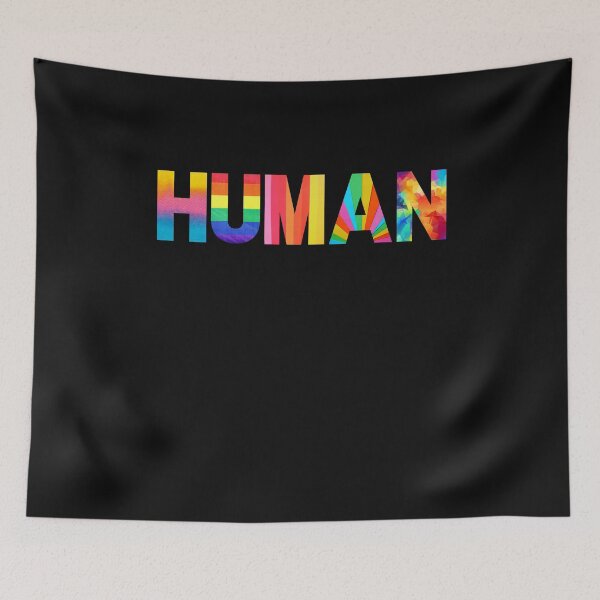 Item preview, HUMAN LGBT Flag Gay Pride Month, Transgender Rainbow Lesbian, Pride & Equality designed and sold by Cryptohaven.