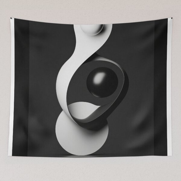 Item preview, Monochrome Edge: Modern Art Black and White Graphic Designs for Home Decor designed and sold by Rick Navarro.