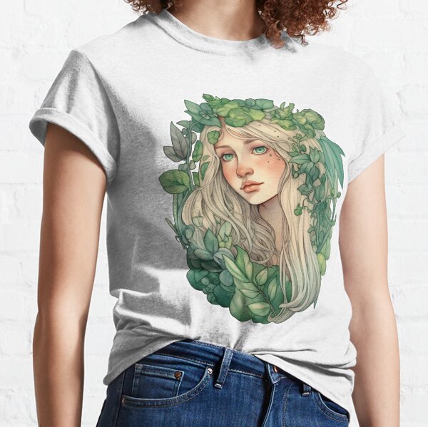 Forest Fairy in the Greenery Classic T-Shirt