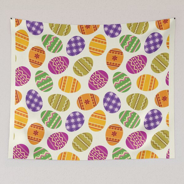 Item preview, Colorful Easter egg pattern designed and sold by RaionKeiji.