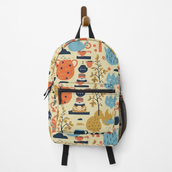 Item preview, Tea time with monks designed and sold by Alessandro Remo Mazzoni Remotextiles.