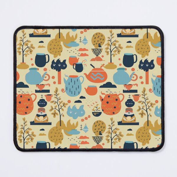 Item preview, Tea time with monks designed and sold by Alessandro Remo Mazzoni Remotextiles.