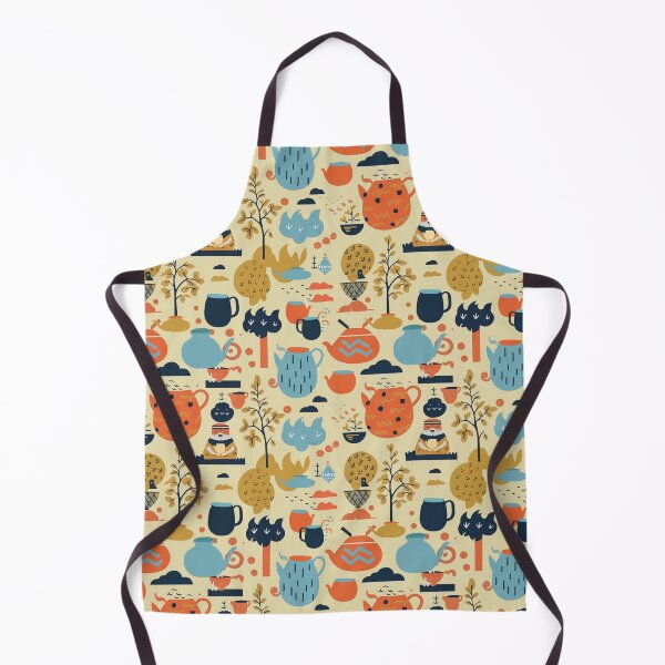 Item preview, Tea time with monks designed and sold by Alessandro Remo Mazzoni Remotextiles.