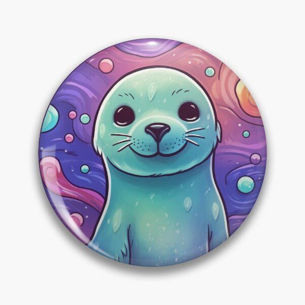 Item preview, Space Seal designed and sold by Moth & Antler Media.
