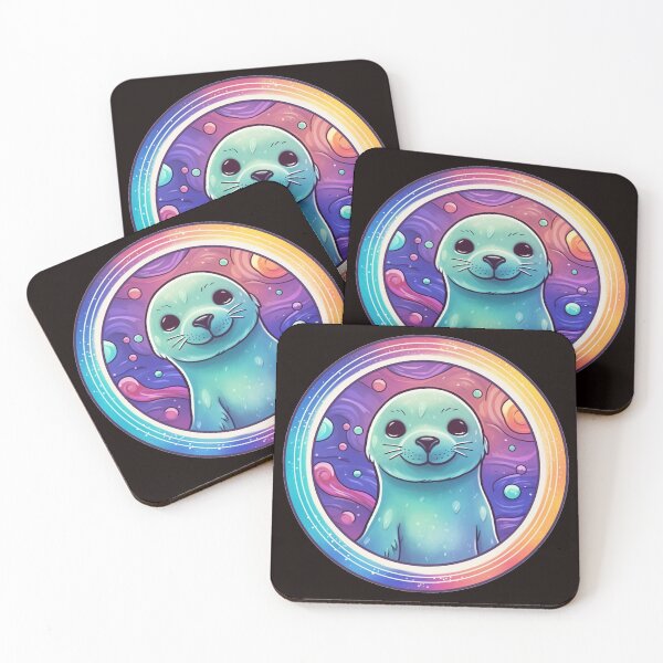 Item preview, Space Seal designed and sold by Moth & Antler Media.