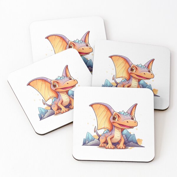 Item preview, Cute Pterodactyl designed and sold by Moth & Antler Media.