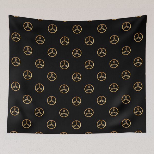 Item preview, Gold Maruni Tosa Kashiwa Kamon designed and sold by Takeda-art.