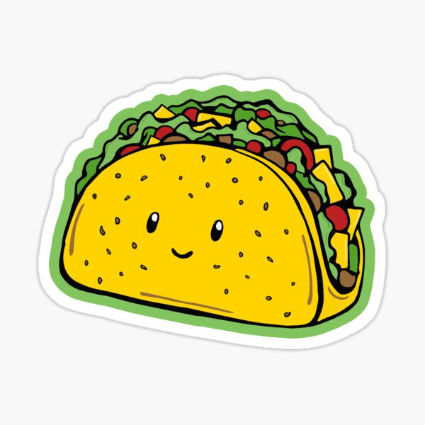 Taco pattern Sticker