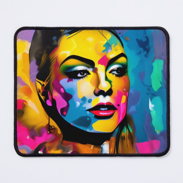 Item preview, Digital art abstract portrait | retro aesthetics  designed and sold by CiceroSpin.