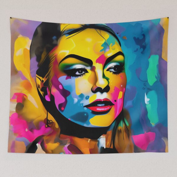 Item preview, Digital art abstract portrait | retro aesthetics  designed and sold by CiceroSpin.