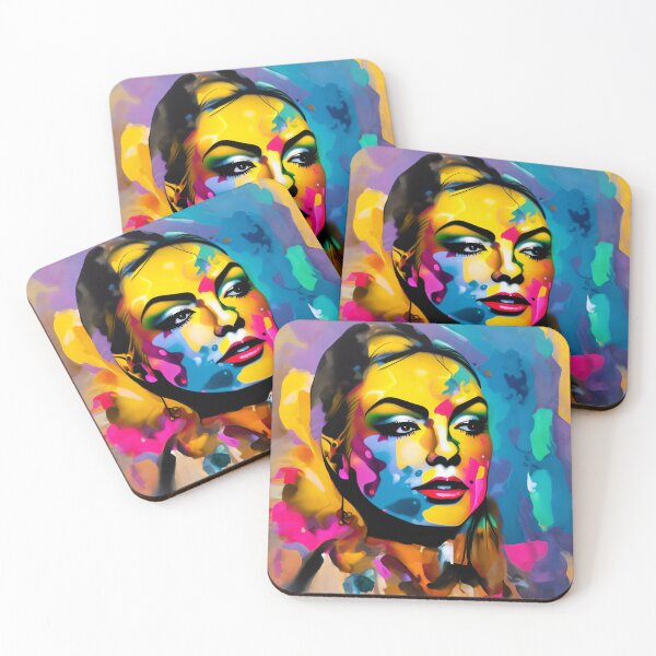 Item preview, Digital art abstract portrait | retro aesthetics  designed and sold by CiceroSpin.