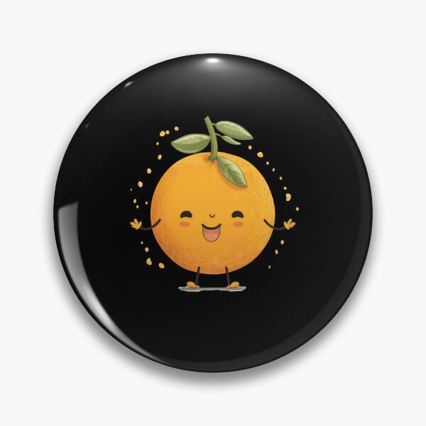 Item preview, Cute Orange Fruit Baby Happy Love Fruitarian Citrus Fun Face designed and sold by farhanhafeez.