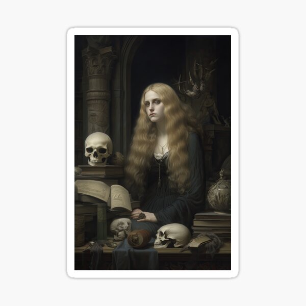 Studying the Mystic Arts Sticker