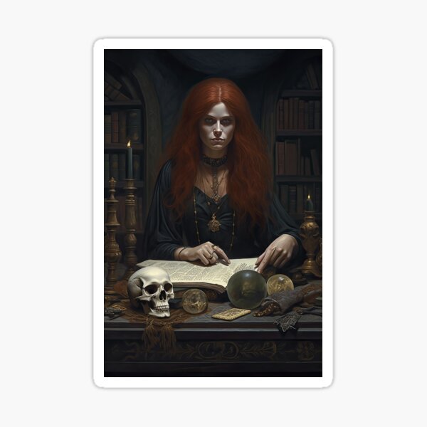 Studying the Mystic Arts Sticker