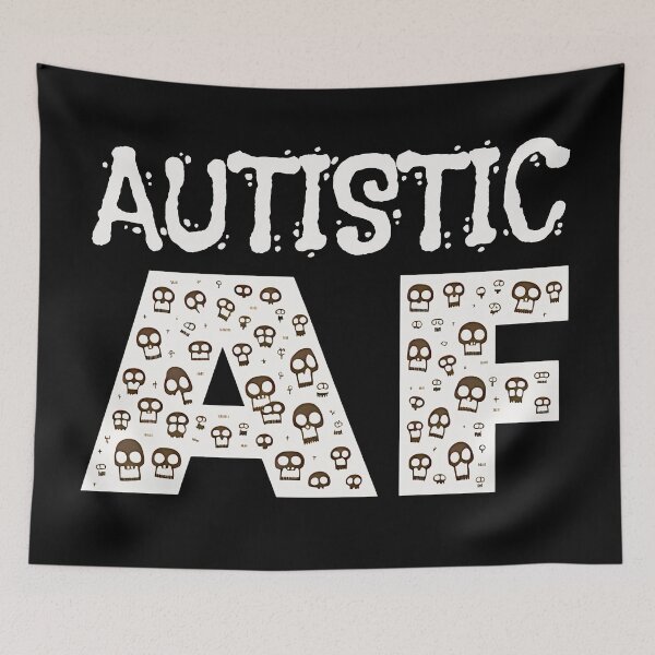 Item preview, Autistic AF - Skulls designed and sold by GS-Imagery.