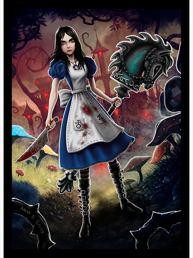 Alice Madness Returns Fanart Art Board Print for Sale by animateastory