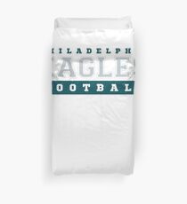Philadelphia Eagles Football Collegiate Tee Duvet Cover