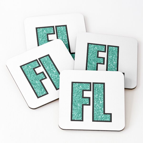 Item preview, turquoise glitter florida FL designed and sold by mtayzart.