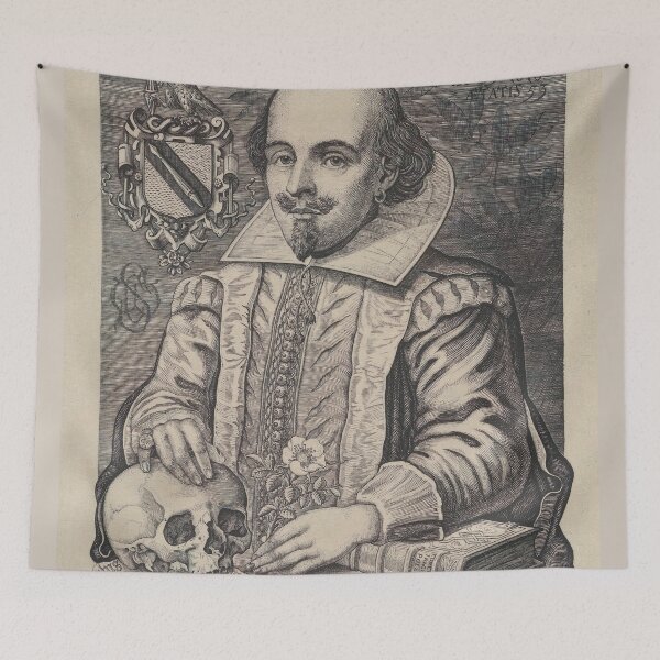 Artikelvorschau, Vintages William Shakespeare-Porträt entworfen und verkauft von BravuraMedia.
