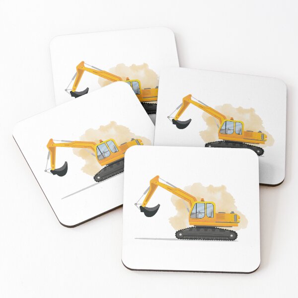 Item preview, Yellow Excavator Print designed and sold by Vivianesmith.
