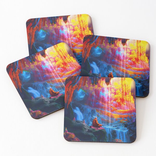 Item preview, Waterfall Monk designed and sold by taoistviking.
