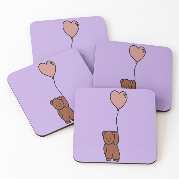 Item preview, just a teddy bear and his balloon designed and sold by heartbyjes.