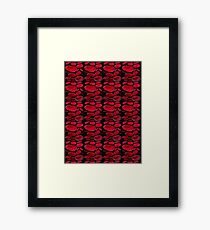 Blood Red Framed Print