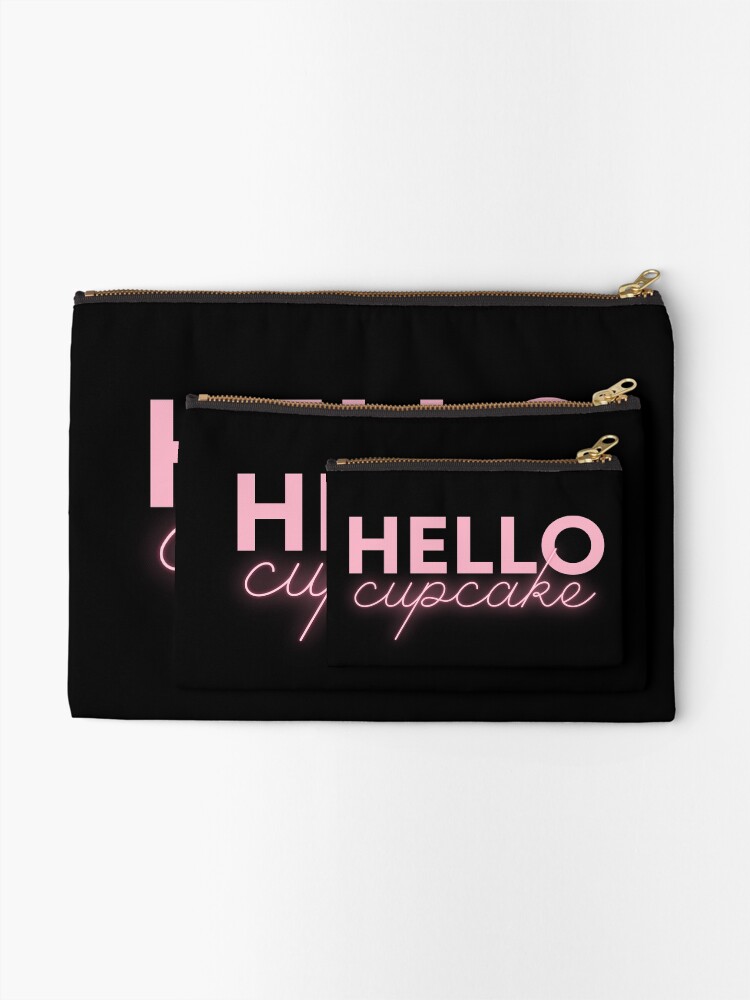 Thumbnail 2 of 4, Zipper Pouch, Hello Cupcake designed and sold by AProperLemon.