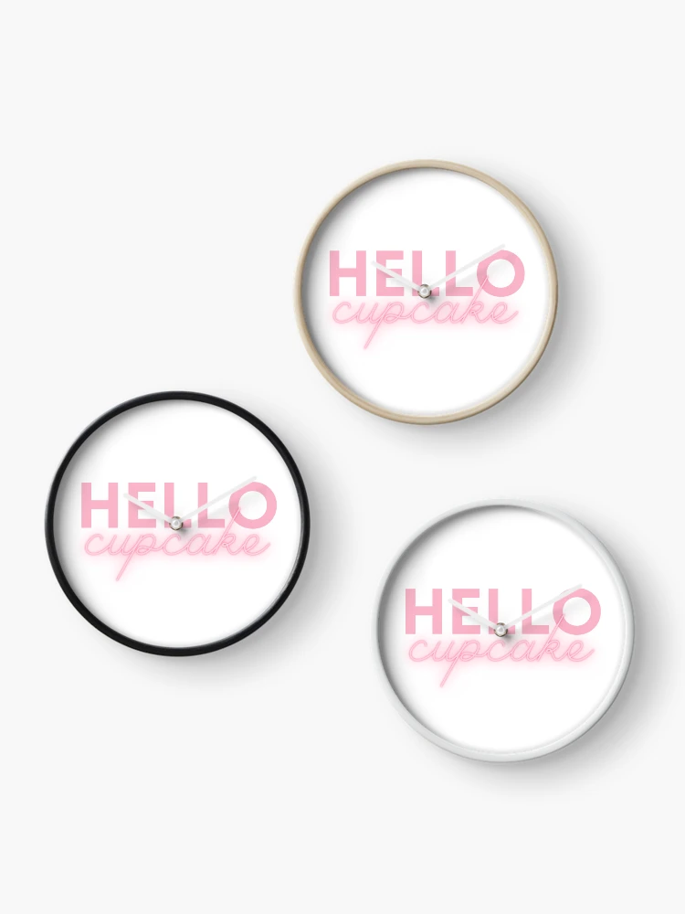 Thumbnail 3 of 4, Clock, Hello Cupcake designed and sold by AProperLemon.