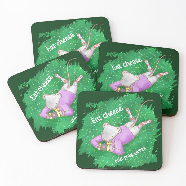 Item preview, Eat cheese and play games designed and sold by CaptainPoptop.