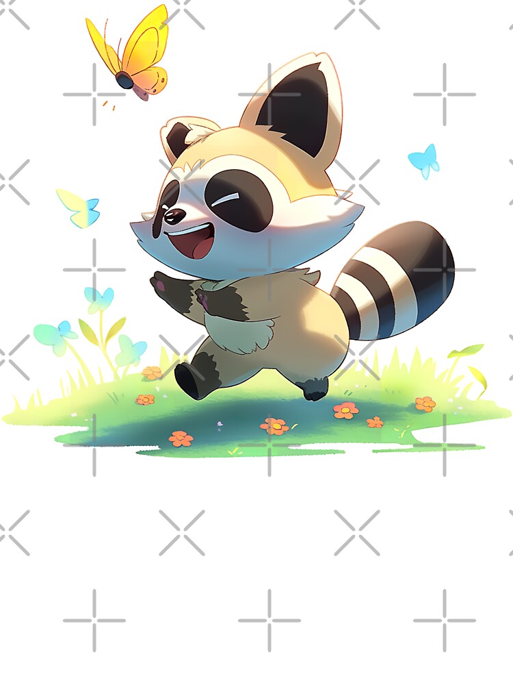 raccoon drawing for kids