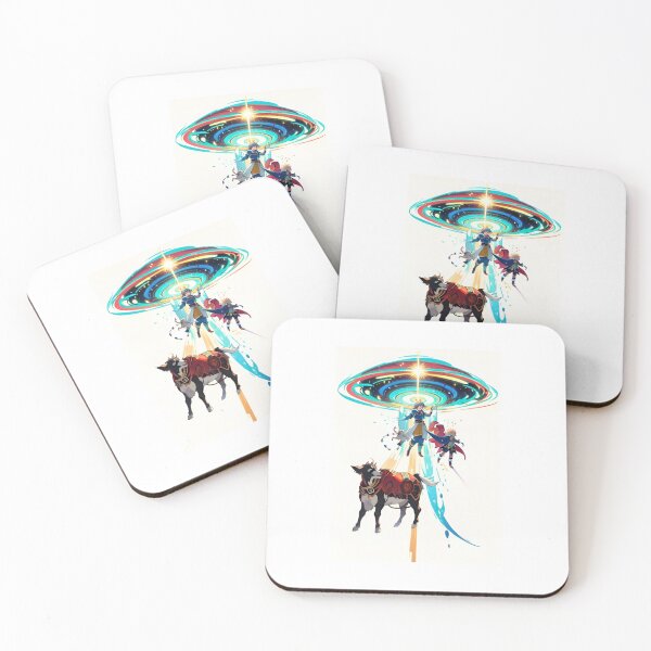 Item preview, A Large Flying Saucer visits Earth and Steals Two cows Alien Invasion designed and sold by Bloomin'  Arty Families.