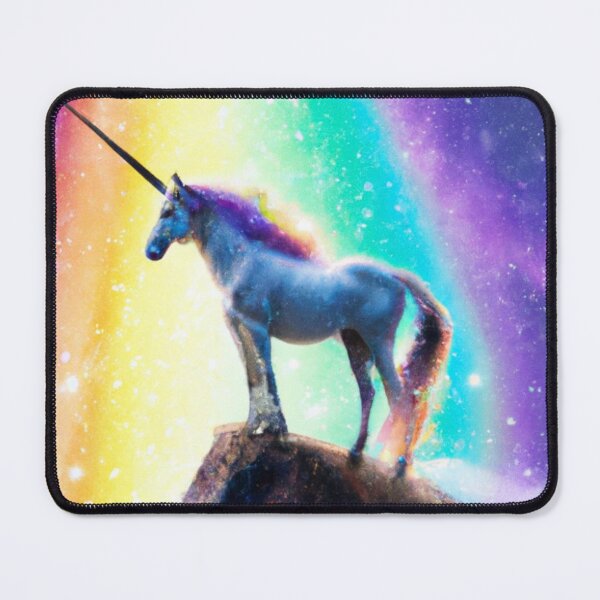 Item preview, Rainbow Unicorn on Hill designed and sold by Megannassir.