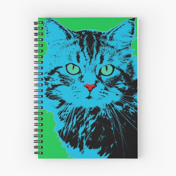 Item preview, CAT POP ART BLUE GREEN designed and sold by NYWA-ART.