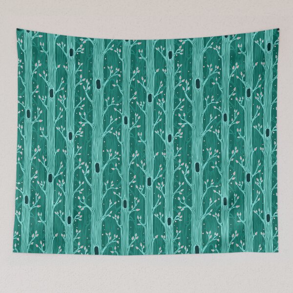 Item preview, Emerald forest. Seamless pattern with trees designed and sold by yulia-rb.