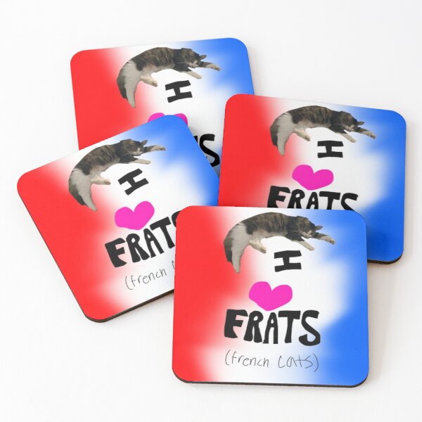 Item preview, I Love Frats (French Cats) designed and sold by 22ecb.