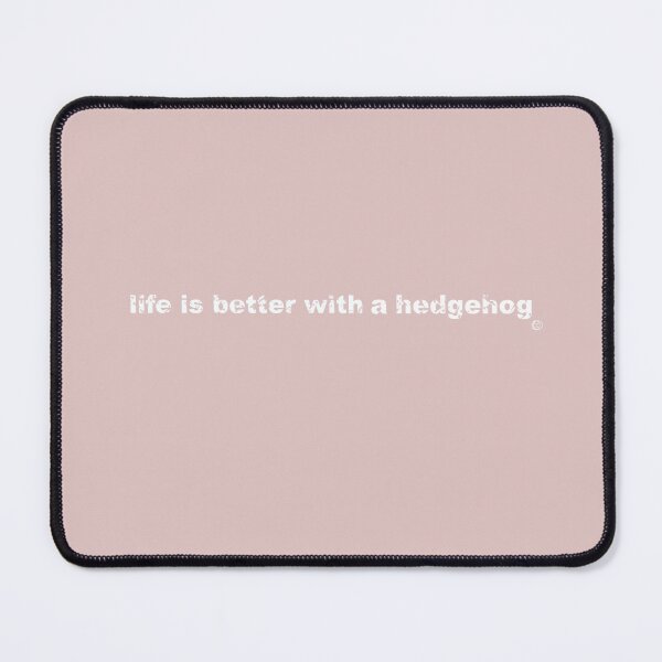 Item preview, life is better with a hedgehog designed and sold by Lyngianni.