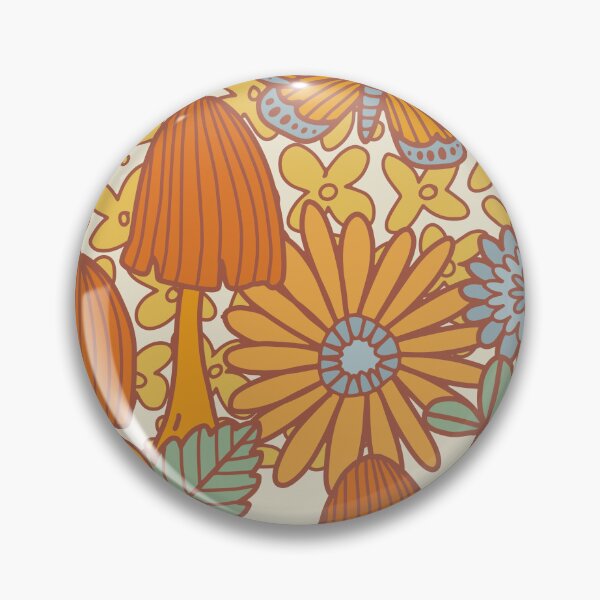 Item preview, Wonderful Garden - 60s Tangerine designed and sold by latheandquill.