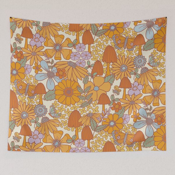 Item preview, Wonderful Garden - 60s Tangerine designed and sold by latheandquill.