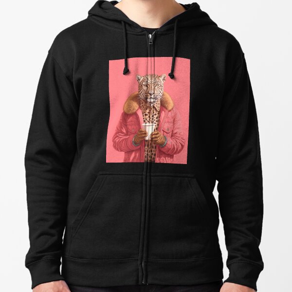 Coffee Safari - Wildcats and Coffee Zipped Hoodie