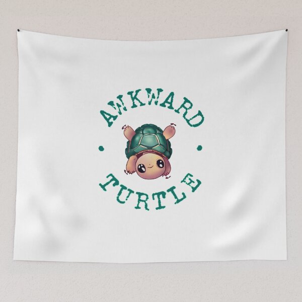 Item preview, Funny and Cute Awkward Turtle designed and sold by veibone.