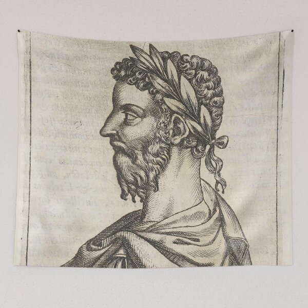 Artikelvorschau, Vintage Marcus Aurelius Porträt (1583) entworfen und verkauft von BravuraMedia.