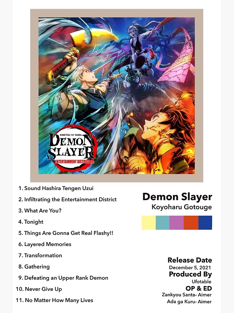 offical demon slayer season 3 poster