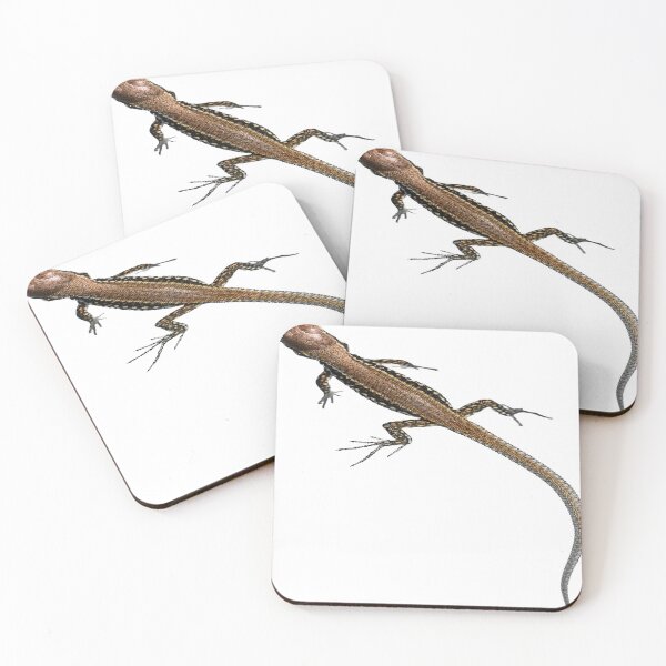 Item preview, canadian long tailed brown gecko designed and sold by VirgilDesign44.
