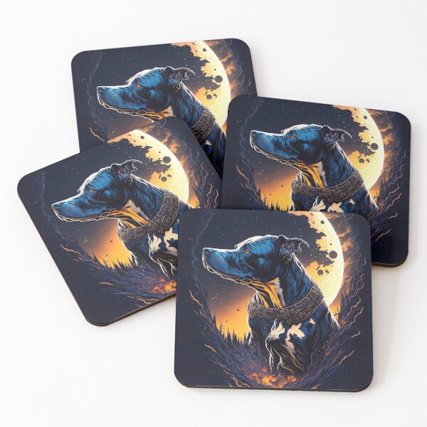 Item preview, Majestic Moonlight Black Pitbull designed and sold by KA DESIGNS.