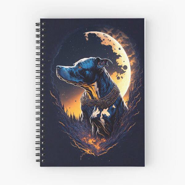 Item preview, Majestic Moonlight Black Pitbull designed and sold by KA DESIGNS.