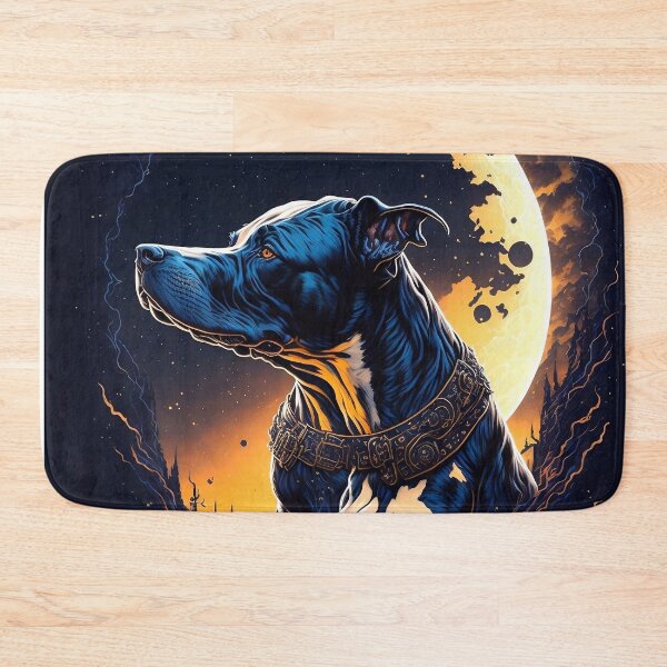 Item preview, Majestic Moonlight Black Pitbull designed and sold by KA DESIGNS.