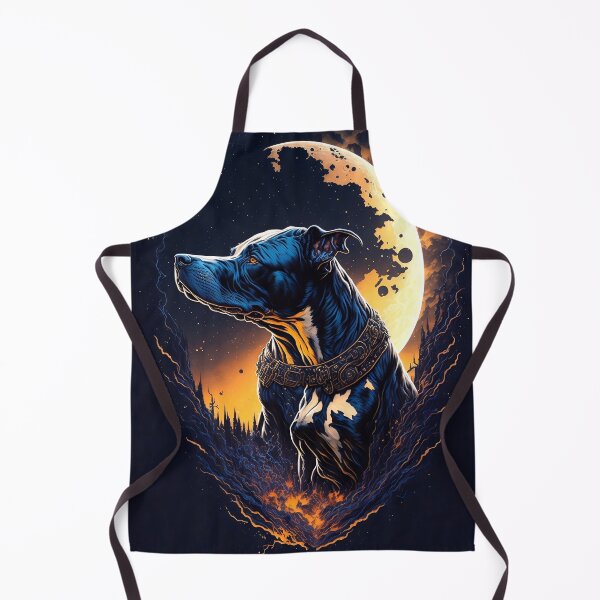 Item preview, Majestic Moonlight Black Pitbull designed and sold by KA DESIGNS.