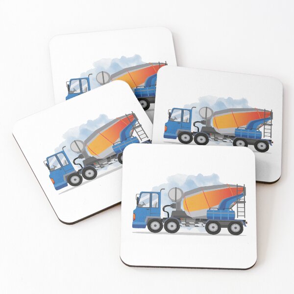Item preview, Cement Truck Print designed and sold by brigithaAlice.