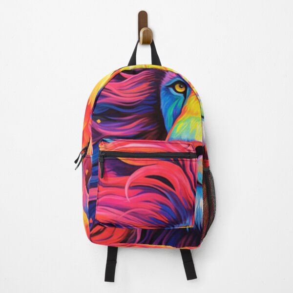 Item preview, Colorful Hairy Lion Face designed and sold by JojoArtEvo.
